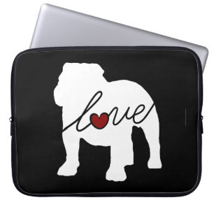 Capa Para Notebook Buldogue inglês Loveq