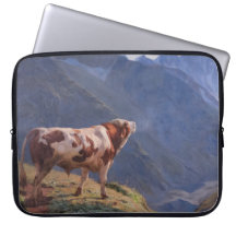 Bull nos Alpes (por Eugène Burnand)