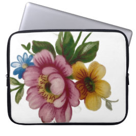 Capa Para Notebook Buquê Floral de Xícara de Chá