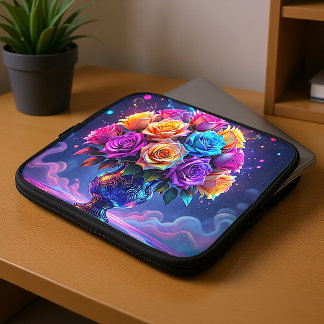 Capa Para Notebook Buquê Vibrante
