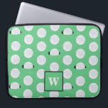 Capa Para Notebook Buraco De Golfe Monograma Em Uma Bolsa De Golfe<br><div class="desc">Buraco de Golfe Monograma em um Padrão de Esportes de Golfe para Pai,  vovô ou crianças.</div>
