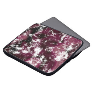 Capa Para Notebook Burgundy Marble Abstrato