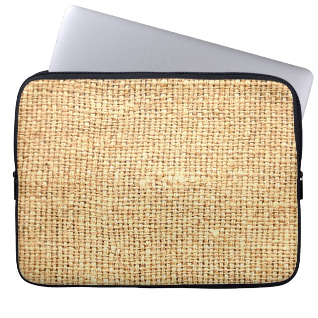 Capa Para Notebook Burlap Coffee Sack (Frente)