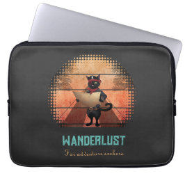 Capa Para Notebook Busca Sunset do gatinho Buccaneer
