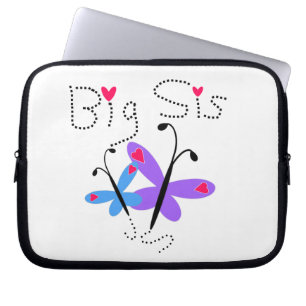 Capa Para Notebook Butterflies Big Sis Gifts