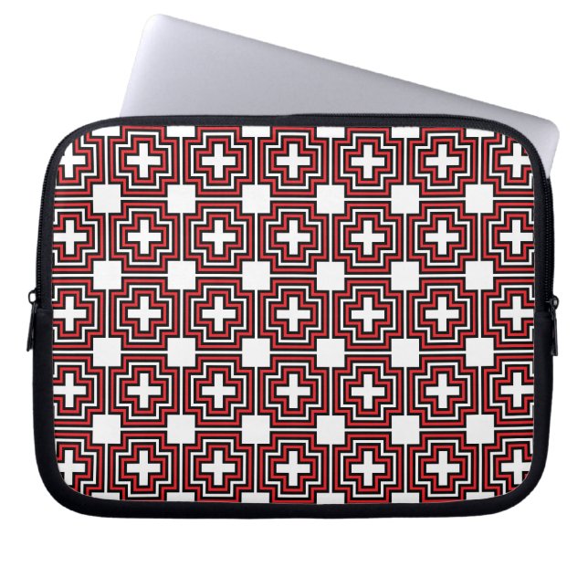 Capa Para Notebook C&S Vermelho (Frente)