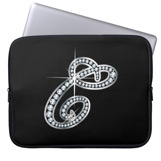 Capa Para Notebook C Script Faux-"Diamond" (Frente)