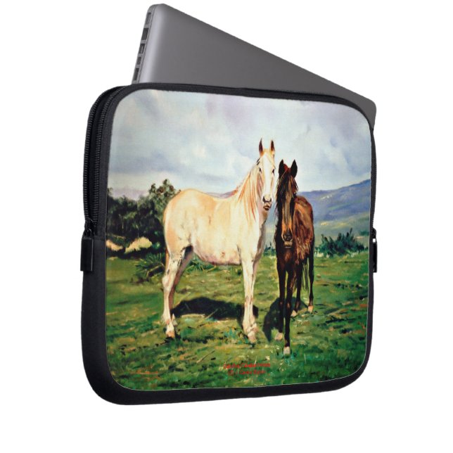 Capa Para Notebook Caballos/Cabalos/Cavalos (Frente Esquerda)