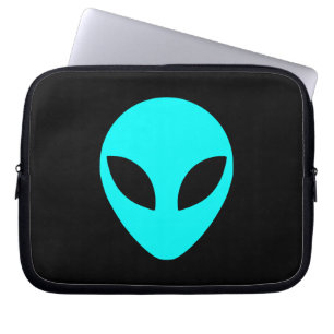 Capa Para Notebook Cabeça de Alienígena Aqua