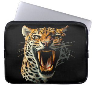 Capa Para Notebook Cabeça de ataque com picos-leopardo