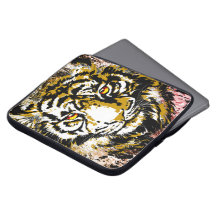 Cabeça de Tigre bege realista - Laptop de Tigre