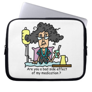 Capa Para Notebook Cabelo escuro do efeito secundário da medicamentaç
