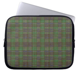 Capa Para Notebook Cabine Floresta Xadrez Verde