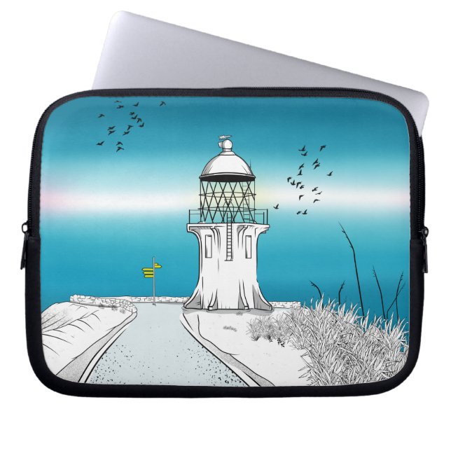 Capa Para Notebook Cabo Reinga Farol Nova Zelândia (Frente)