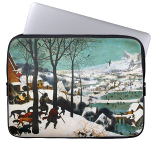 Capa Para Notebook Caçadores na Paisagem da Neve Pieter Bruegel