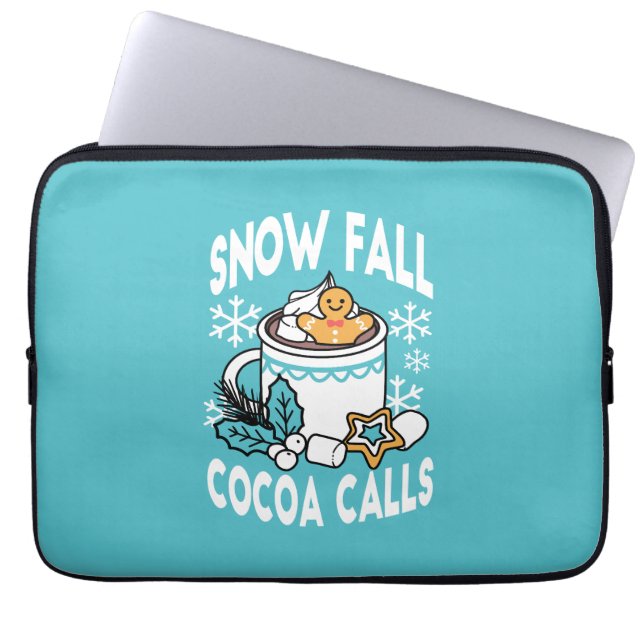 Capa Para Notebook Cacau quente e berço de inverno - Chamadas de Caca (Frente)