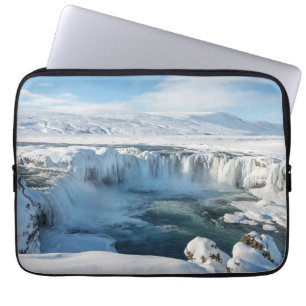 Capa Para Notebook Cachoeira Godafoss Paisagem