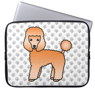 Capa Para Notebook Cachorro de Carroçaria Apricot Toy Poodle