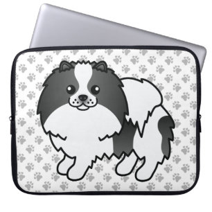 Capa Para Notebook Cachorro e patas pintadas de cor negra e popular