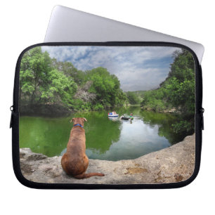 Capa Para Notebook Cachorro em Barton Creek - Austin Texas