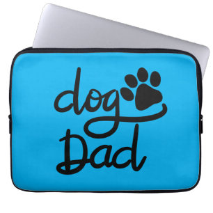 Capa Para Notebook Cachorro Engraçado Impressão de Pata Pai de Cachor