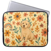Cachorro Fofo & Flores Boho