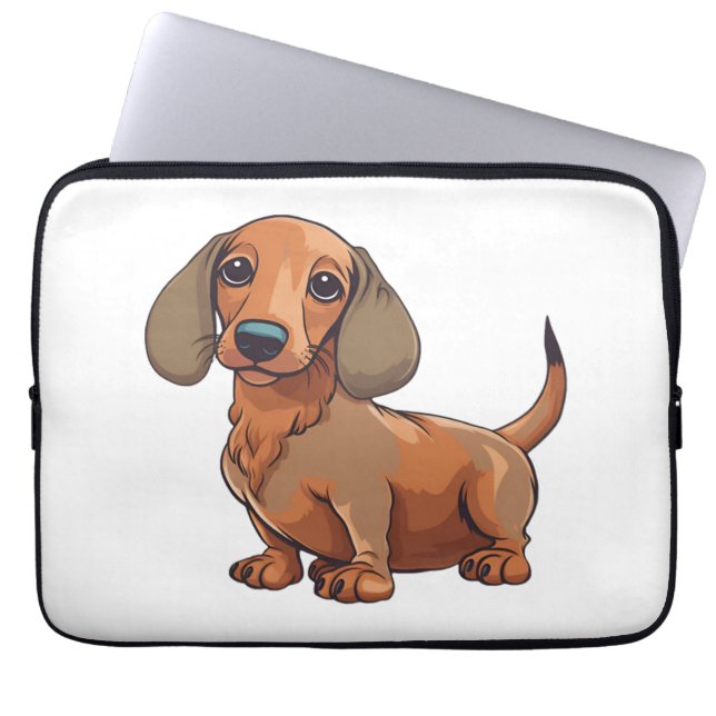 Capa Para Notebook Cachshund Dog Cute (Frente)