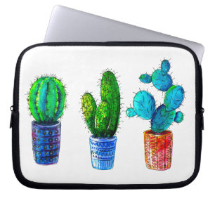 Capa Para Notebook cacto da aguarela