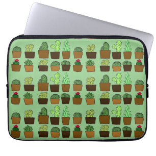 Capa Para Notebook Cactos bonitos 13" caixa do laptop