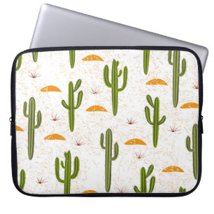 Capa Para Notebook Cactus Sand: Estilo Mexicano Sem Olhos.