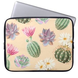 Capa Para Notebook Cactus Suculente: Padrão de Alto Detalhe
