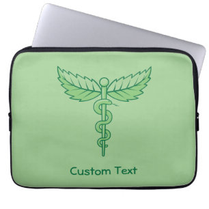 Capa Para Notebook Caduco com Bolsa de laptop de Folhas