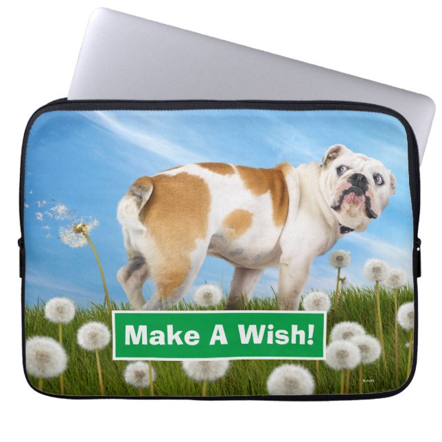 Capa Para Notebook Cães com Dandelion (Frente)