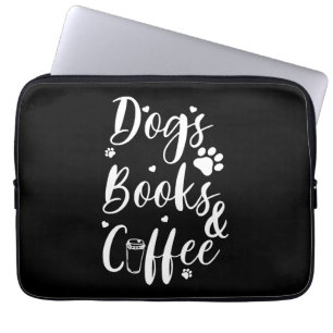 Capa Para Notebook Cães Livros Café Cachorro Livro do Lover Verme