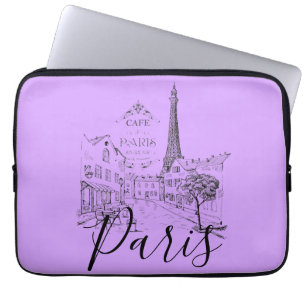 Capa Para Notebook Café Bolsa de laptop de Paris