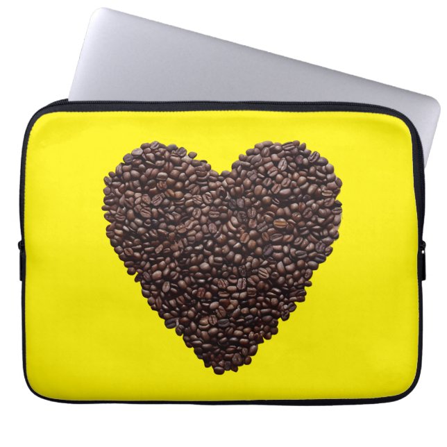 Capa Para Notebook Café Coração (Frente)