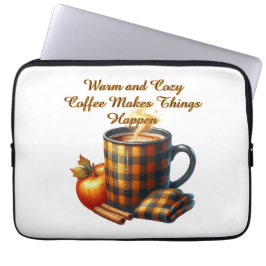 Capa Para Notebook Café Faz as Coisas Acontecerem