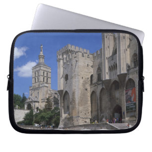 Capa Para Notebook Café, Le Palais des Papes, Avignon, Vaucluse,