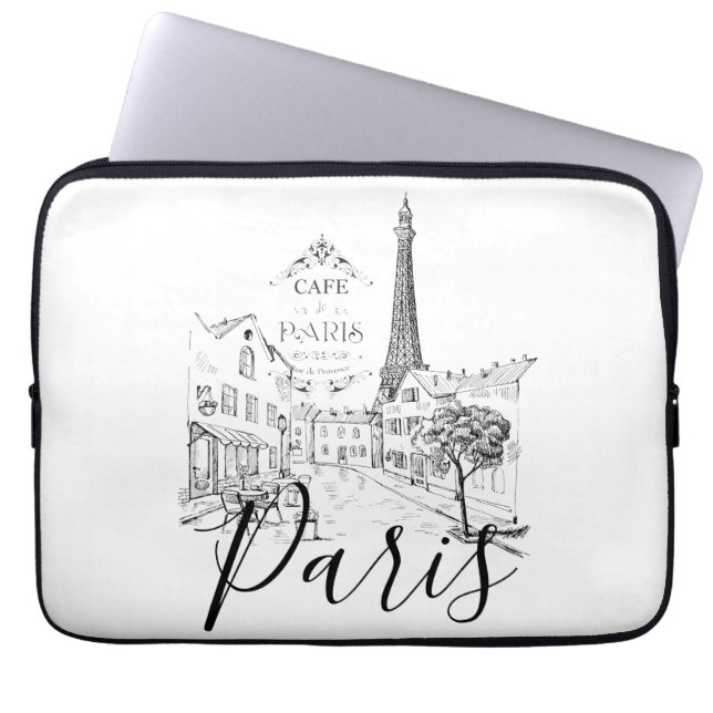 Capa Para Notebook Cafe Paris (Frente)