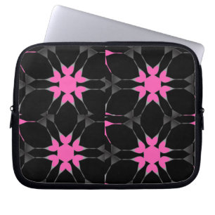 Capa Para Notebook Caixa cor-de-rosa retro quente do laptop