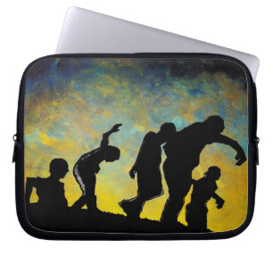 Capa Para Notebook Caixa de laptop de anotações de horror Silhout Z