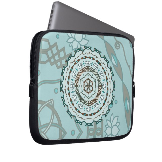 Capa Para Notebook Caixa de Laptop do Lotus Weave (Frente Esquerda)