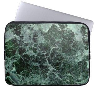 Capa Para Notebook Caixa de mármore verde do laptop