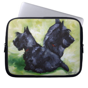 Capa Para Notebook Caixa do laptop do cão de Terrier do Scottish do