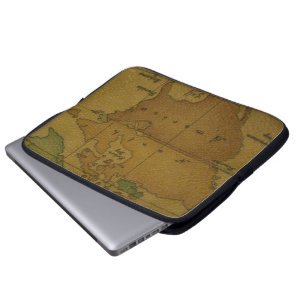 Capa Para Notebook Caixa do laptop do mapa