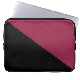 Capa Para Notebook Caixa do Tablet com bloco de cor (Preto e Vermelho