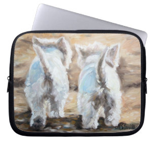 Capa Para Notebook caixa ocidental do laptop do cão de Terrier das