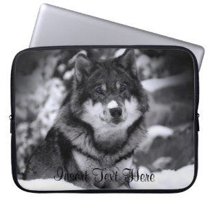 Capa Para Notebook Caixa personalizada do laptop do lobo