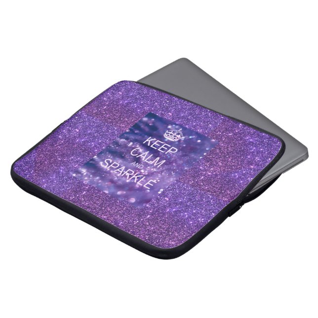 Capa Para Notebook Caixa roxa do laptop da faísca (Frente Topo)