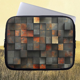 Capa Para Notebook Caixas Quadradas Abstratas